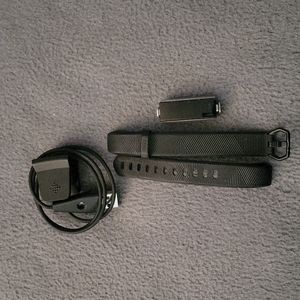 Fitbit Alta HR with charging cable